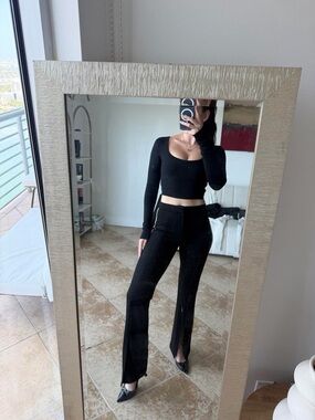 NWT Alice + Olivia Split-Hem Pants - Classic Women's Trousers